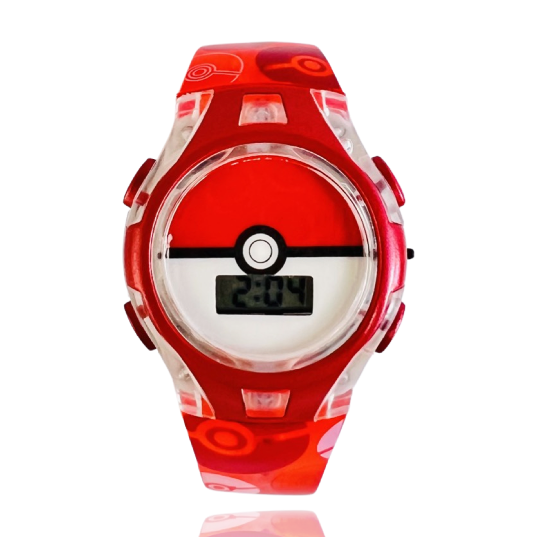 Reloj Pokemon Poke Ball con Luces