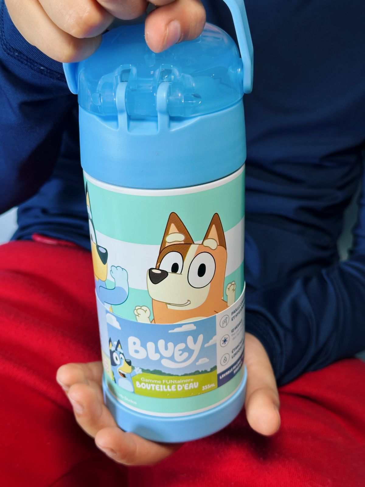 Bluey Botella De Agua Thermos FUNtainer De Doble Acero Inoxidable De 